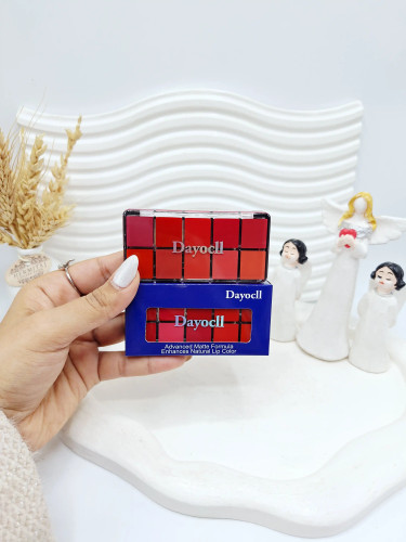 پالت رژ لب ده رنگ کیفیت عالی برند دایسل Deycill