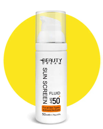 کرم ضدآفتاب ایرلس SPF۵۰ بیوتی دریم ۵۰میلیگرم | محافظت بانکی ۵ ستاره ، مقاوم در برابر آب وتعریق
