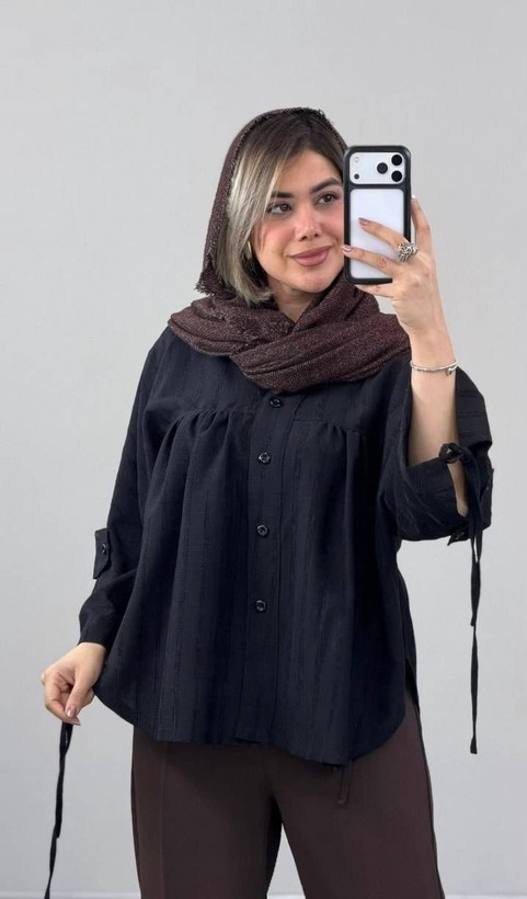 شومیز مانتویی مدل نبات